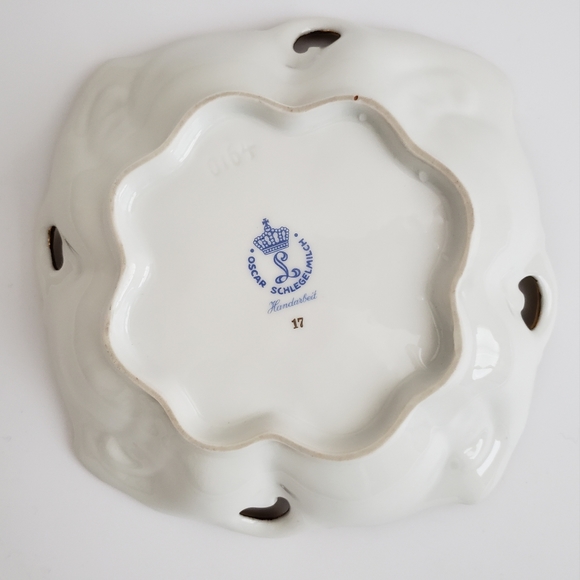 Vintage & Gold Serving or Candy Dish - Picture 2 of 3